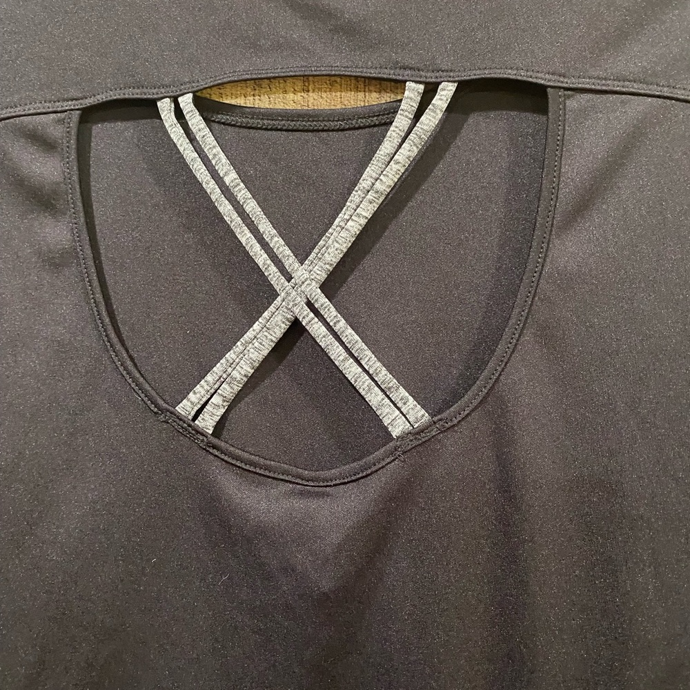 RBX Ladies Black Activewear Top Size 1X - Picture 3 of 4